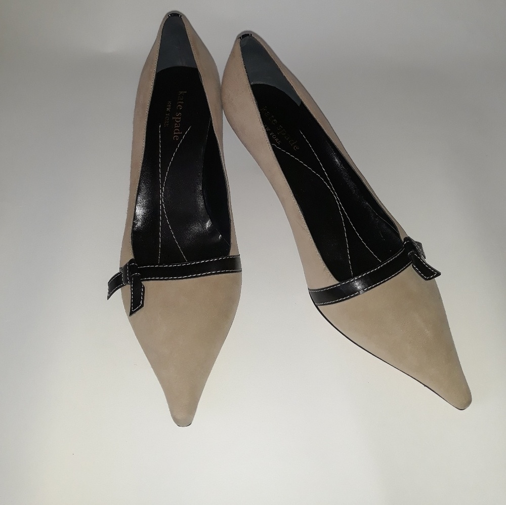 KATE SPADE suede pointed heels